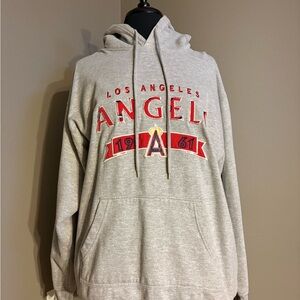 Gray Los Angeles Angels Hoodie